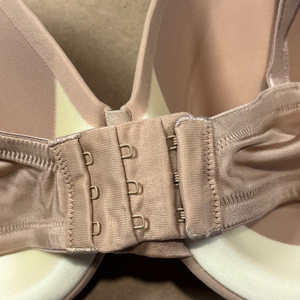 Warners This Is Not A Bra Cushioned Underwire Full Coverage Bra 36DD Nude 1593W - Picture 6 of 8